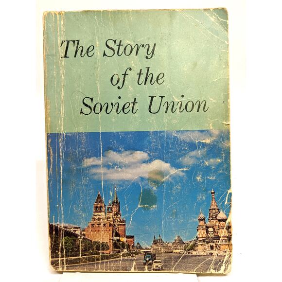 Vintage 1969 Story of the Soviet Union Russia USSR CCCP - School textbook - Picture 1 of 11